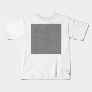 Black circles Tile Kids T-Shirt